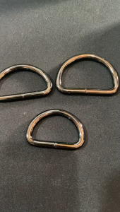 Ring D Tas Impor Kawat Black Nikel