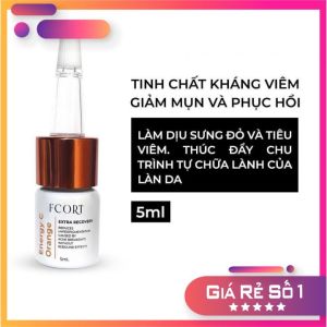 Serum Mụn Đường Đen Mẫu Mới Fcort Energy C Orange Extra Recovery Chính Hãng 5ml