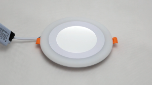 Panel Light LED Pin Light AC220V 6W/9W Blue & White 2-Color Conversion Embedded LED Spotlight