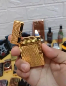 ปิดเปิดเสียงใส ไฟแช็คทรงดูปองท์ สายสะสมไม่ควรพลาด Dupont ไฟแชกสแตนเลส ไฟแช็กเติมแก๊สปรับไฟแรงไฟเบาได้ **(ไม่มีสารไวไฟ)(ไม่มีวัตถุไวไฟในตัวสินค้า) ลูกค้า ต้องเติมเชื้อเพลิงเองก่อนใช้งาน **