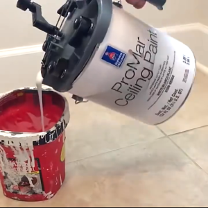 2K Paint Mixing System Agitator Lid For 1L/4L Paint Can 2K Tinter Paint Mixer Machine & Manual Mixing Lip Stirring Cover