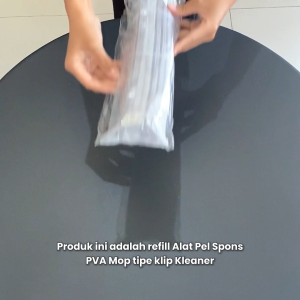 Kleaner Refill Alat Pel Spons PVA Tipe Klip Floor Mop Pembersih Lantai GSRA004