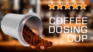 LAHOME Coffee Dosing Cup 51mm Stainless Steel Espresso Coffee Dosing Cup Coffee Machine Accessories Coffee Powder Feeder Part For Espresso Machine DIY Tools