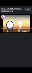 Otali Led Ice Cream 7.5W Bulb # Led Bulb # Corn Bulb # E27 Bulb # Color DL / CW / WW BATHKITCHZ