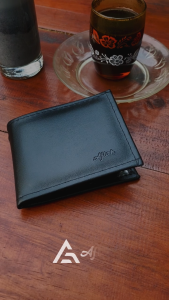 Dompet Pria Pendek Lipat Aflah D02 Premium Kulit Sintetis - 6 Slot Kartu 3 Ruang Uang