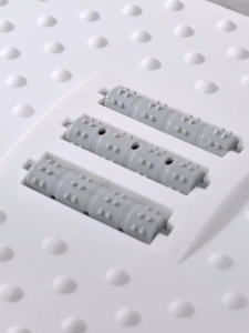 Foot Rest Office Under Desk with Foot Massage Roller Ergonomic Tilted Foot Massage Foot Rest Stand Work Home