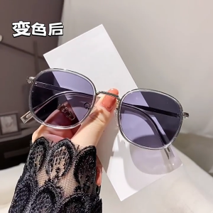 Kacamata Photocromic Komputer Anti Radiasi Wanita Kecil Bisa Mengganti Lensa Elipsoid