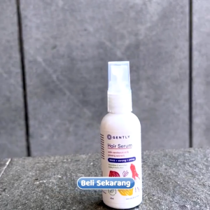 Gently Baby Hair Serum Botol 60 ml - Serum Penumbuh & Penyubur Rambut Bayi dan Anak - Melebatkan & Menebalkan Rambut