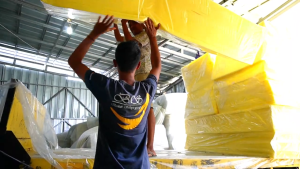 Busa kuning Royal Foam empuk ukuran 150 cm x 100 cm x 3 CM LP