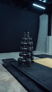 SVRG. Hexagonal Dumbbell - 40 KG - Hexagon Rubber Dumbell Barbell