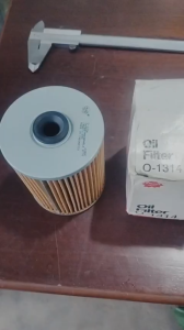 THANH LÝ_ Loc nhớt động cơ Hino Mitshubishi mã lọc O-1314/15607-1390 lọc giấy hàng Sakura