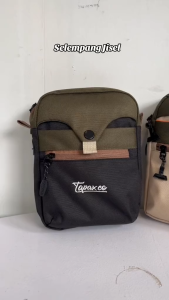 Tapaxco Tas Selempang Pria Wanita Jisel Mini Slingbag Casual Local Brand Kanvas Cordura
