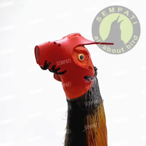 SEMPATI Bungkus Pelindung Paruh Ayam Bangkok Jago Aduan Premium Penutup Paruh Ayam Jago Tarung Kalep Kulit Sintetis Tutup Cucuk Anti Luka Birma Pakhoy Saigon Pelindung Patok Mulut Ayam