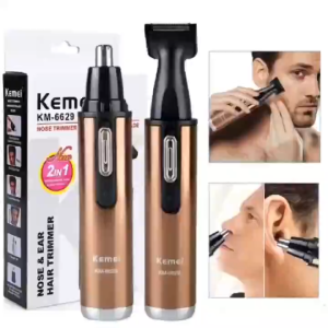 Kemei KM-6629 Alat Cukur Kumis Jenggot Dan Bulu Hidung Multifungsi Trimmer Rechargeable