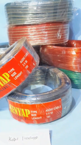 Kabel Listrik Transparan Kabel Serabut Per Rol 2X50 100M Merk Senyap