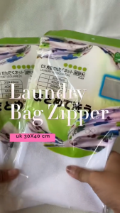 Laundry Bag zipper 2pcs Tas Jaring Baju Kotor Washing Bag Serut Kantong Mesin Cuci Bra Celana Dalam