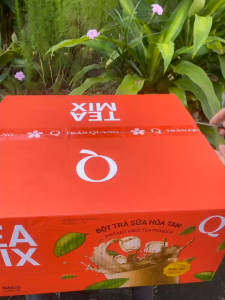 Trà sữa hòa tan tea mix trần quang NUAN uống liền tiện lợi bịch 480g (24 gói x 20g)
