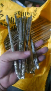 Timah kuningan batangan 1-15 batang MURAH untuk patri paling murah bisa kiloan kualitas super cap pancing bisa timah patri batang timah solder batang dan Timah batangan dan timah solder batangan 1kg timah patri senapan angin timah patri batangan