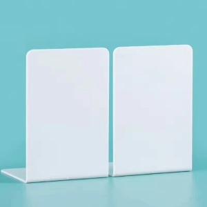 ชั้นวางหนังสือ พลาสติดอะคริลิคใส สําหรับตกแต่งบ้าน ออฟฟิศ ห้องสมุด โรงเรียน อะคริลิคโปร่งใส Bookends  ราคาต่อ1ชิ้น