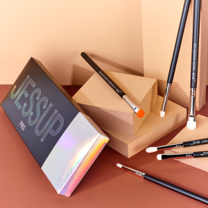 Jessup Phấn Mắt Bộ Cọ Trang Điểm Mắt Bộ Tổng Hợp Pha Trộn Đổ Bóng Nhăn Khói Che Khuyết Điểm Bút Chì T334