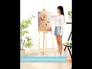 ขาตั้งวาดรูป ขาตั้งไม้120/150/175cm ขาตั้งรูปภาพ ขาตั้งป้า ขาตั้งป้ายโฆษณา ขาตั้งงานแต่ง แบบตั้งพื้น