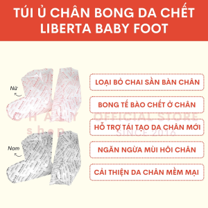 Túi ủ bong tẩy da chết cho bàn chân Baby Foot của Nhật Bản | Tẩy da chết bàn chân | Tẩy da chết toàn thân Baby Foot