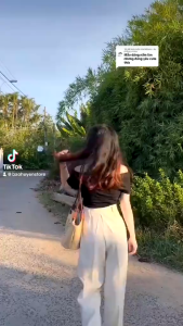 Quần suông ống rộng nữ cho Nấm Lùn  dưới 1m53 có bigszie 40- 75kg <( Quần dài 85cm- 90cm ) cạp cao 5cm-MAS