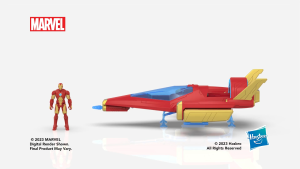 Avengers Epic Hero Series Iron Man Repulsor Blast Battle Jet 4-Inch (10 cm) Vehicle & Action Figure Set Marvel Super Hero Toys Kids Ages 4 & Up