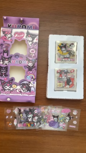 Stiker Box Kuromi Stiker Sanrio Cinamonrol isi 100 pc Waterproof Sticker