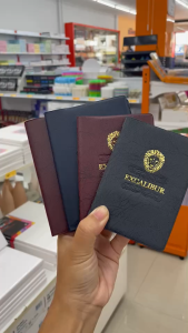 สมุดโน้ตปกหนัง สมุดพก 70แกรม คละสี Mayflower มี 2 ขนาด EX36 และ EX50 (ราคา/เล่ม) | เคแคมปัส เครื่องเขียน