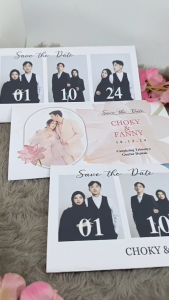 (50 PCS) Undangan Pernikahan Lipat Elegant LD D