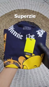 Baju Kaos Anak Laki Laki Perempuan Distro Premium Gambar winnie the pooh 1-13 Tahun