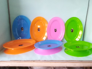 Piring Plastik Lonjong / Oval 12 inci ukuran M / GBU / Plastik