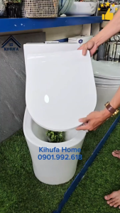 Nắp bồn cầu Đóng Êm ráp chuẩn đẹp nhiều loại cầu nắp bàn cầu chữ U Rơi Êm Trắng Chống Bám Bẩn N50TQ