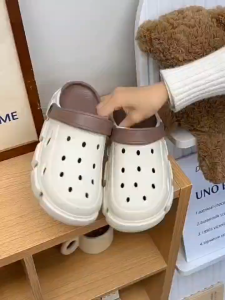 UoMeAi Sandal Baim Pria Dengan Desain Trendy Sandal Kodok Pria Sandal pasangan EVA Size 35-44