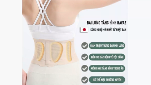 Đai Lưng Cột Sống Siêu Mỏng Siêu Thoáng Định Hình Cột Sống Hỗ Trợ Thoái Hóa Thoát Vị Hiệu Quả