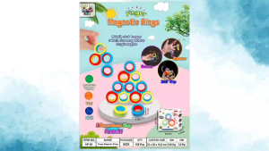 Magnet Roller Ringz AR88: Alat Anti Stress & Mainan Edukasi Warna-warni