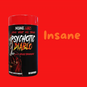 Insane Labz Psychotic Diablo (60 capsules)  Fat Burner Weight Loss Fat Loss Reduce Fat Energy Booster Toning Slimming  Strong Fat Burner