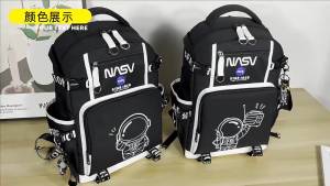 【 3NI1】Waterproof Luminous Astronaut School Bag For Boys Grades