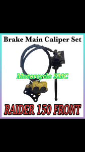 Suzuki Raider 150 Motorcycle Front Brake Master Assy With Caliper Set / Front Caliper Brake Pump