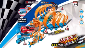 Kid Race Car 360 Track Builder Playset Toys Car Ramp Racer Toy DIY Racing Car for Kids Mainan Track Kereta