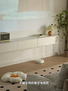 ชั้นวางทีวี ชั้นวาง ทำจากไม้DMF ชั้นวางของหรูหราสำหรับวาง ทีวีคอนโซลอิตาลี แข็งแรง พร้อมส่งทันที