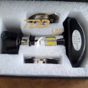 【Spot COD】40W Motorcycle 6 Led Headlight With Parklight White Alloy Material Universal Waterproof