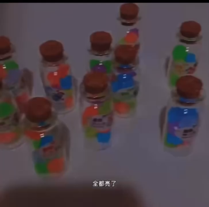 Lọ điều ước lọ điều ước mini dạ quang lọ điều ước thủy tinh sỏi dạ quang làm quà tặng ý nghĩa - Happy Home 4U