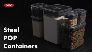 OXO Steel® POP Container Stainless Steel Big Square Medium 4.2L