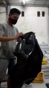 Kantong Plastik Sampah 100 x 120 cm - Tebal 40 Micron - 9 Lembar/Pack, Berat +-700g - Kuat dan Tahan Lama