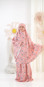 MUKENA ANAK 2 IN 1 TAS RANSEL KATUN MIKRO ELISE