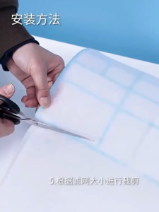 10Pcs Air Conditioner Filter Papers - Cuttable Anti-dust Net - Air Conditioner Dust Filter- Wind Outlet Screen Filter Paper