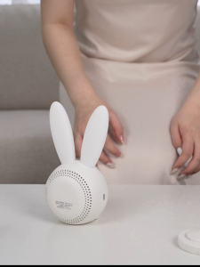 OATSBASF Cute Bunny Mosquitoes Repellent Natural Aromatherapy Mosquito Killer Fantastic Insecticides Fly Pest Repellent Portable USB Rechargeable Mute Insect Repellent with LED