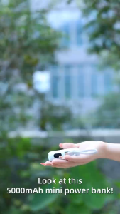 YOOBAO Q11 5000mAh Power Bank Portable For Travel Comes with Built-in Cable & Digital Display